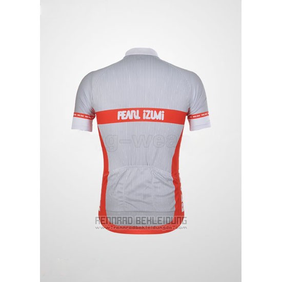 2011 Fahrradbekleidung Pearl Izumi Rot und Grau Trikot Kurzarm und Tragerhose - zum Schließen ins Bild klicken